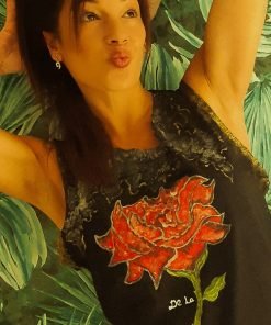 Tienda de ropa pintada a mano