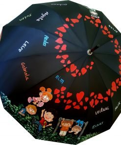 Tienda de ropa pintada a mano