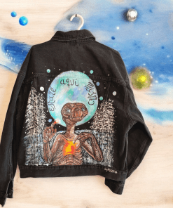 Cazadora pintada a mano ET